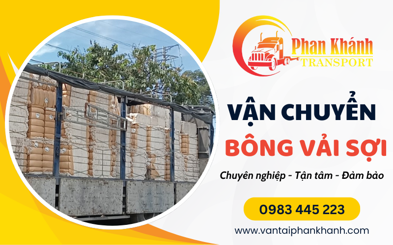 vận chuyển bông vải sợi
