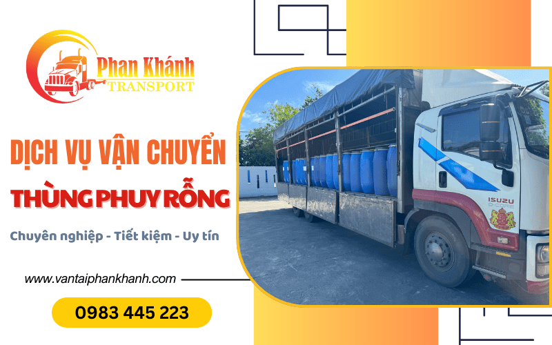 vận chuyển thùng phuy rỗng