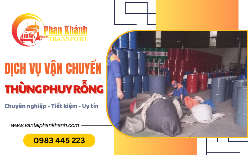 vận chuyển thùng phuy rỗng