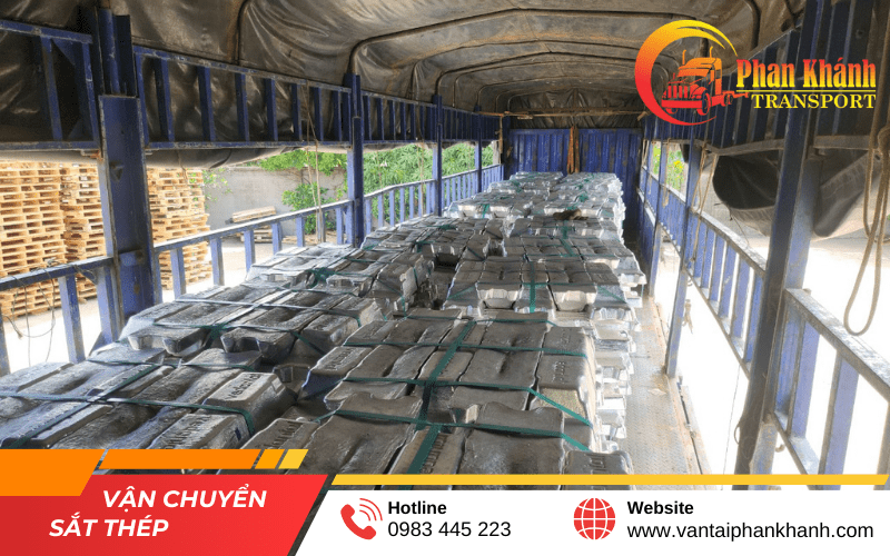 vận chuyển sắt thép