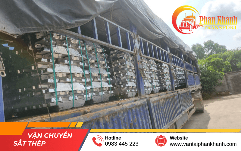 vận chuyển sắt thép