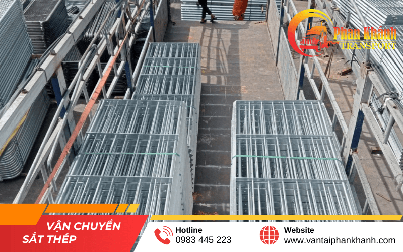 vận chuyển sắt thép