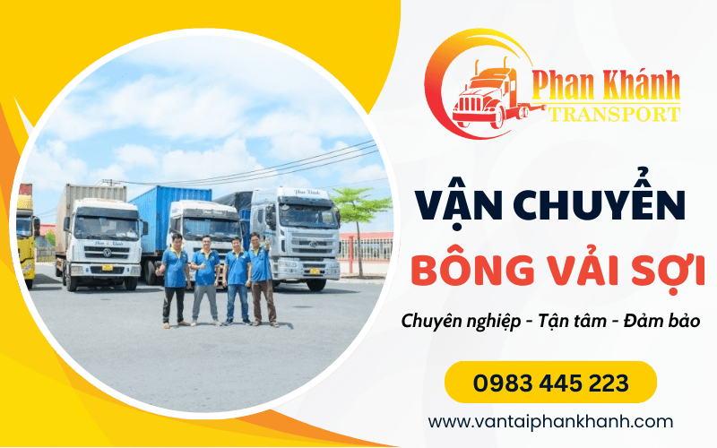 vận chuyển bông vải sợi
