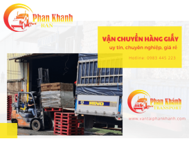 Nhận vận chuyển hàng giấy uy tín, chuyên nghiệp, giá rẻ tại Long An