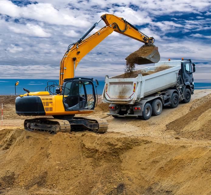 Vận chuyển đất cát đắp nền