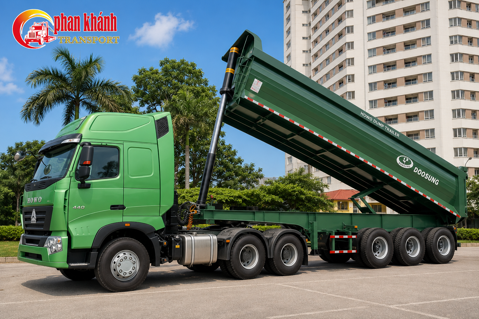 Xe Ben Đầu Kéo